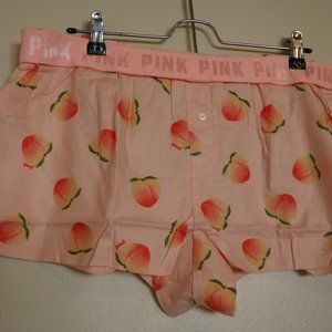 VS PINK Sleep Boxy Shorts Peach - LG NWT